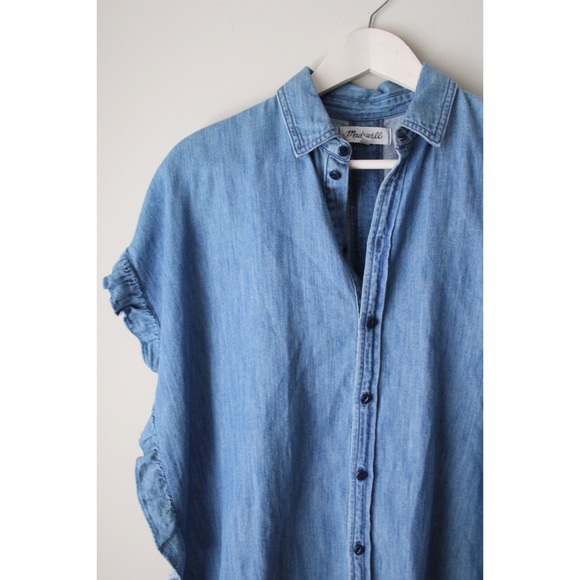Madewell Ruffle Shirt - Picture 3 of 9